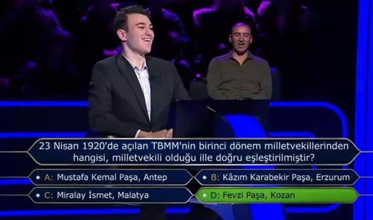 Milyonerde 5 milyonluk soruyu açtıracak Berk Göktaş, Kim Milyoner Olmak İstere damga vurdu