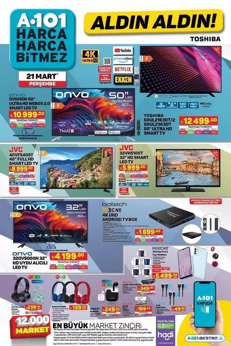 A101 KATALOG 21 Mart Perşembe: Elektrikli araç, airfryer, süpürge…
