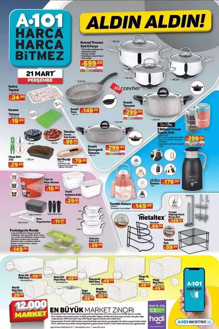 A101 KATALOG 21 Mart Perşembe: Elektrikli araç, airfryer, süpürge…