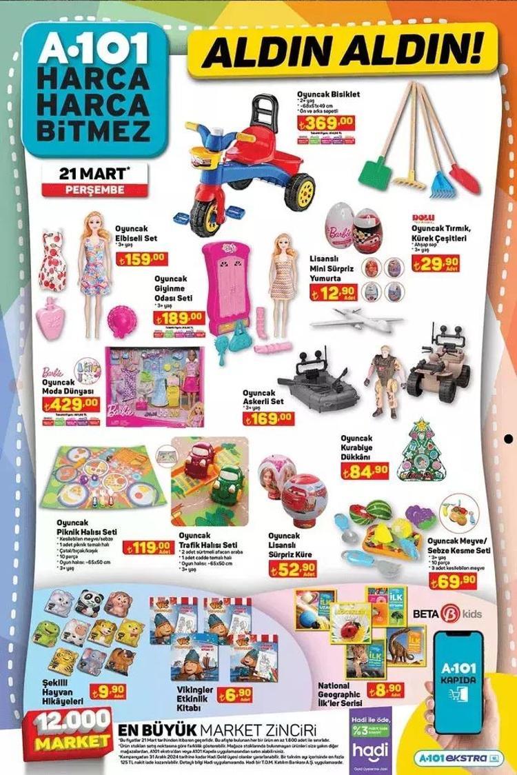 A101 KATALOG 21 Mart Perşembe: Elektrikli araç, airfryer, süpürge…