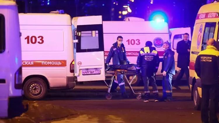 Rusyada katliam Onlarca ölü ve yaralı var, teröristlerin kimlikleri belli oldu, Putinden ilk mesaj