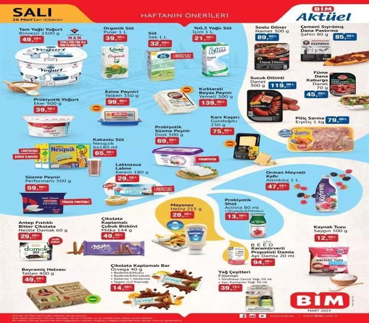 BİM 26-29 Mart aktüel katalog 2024: Bu hafta BİM katalogda neler var İşte indirimli BİM fırsat ürünleri