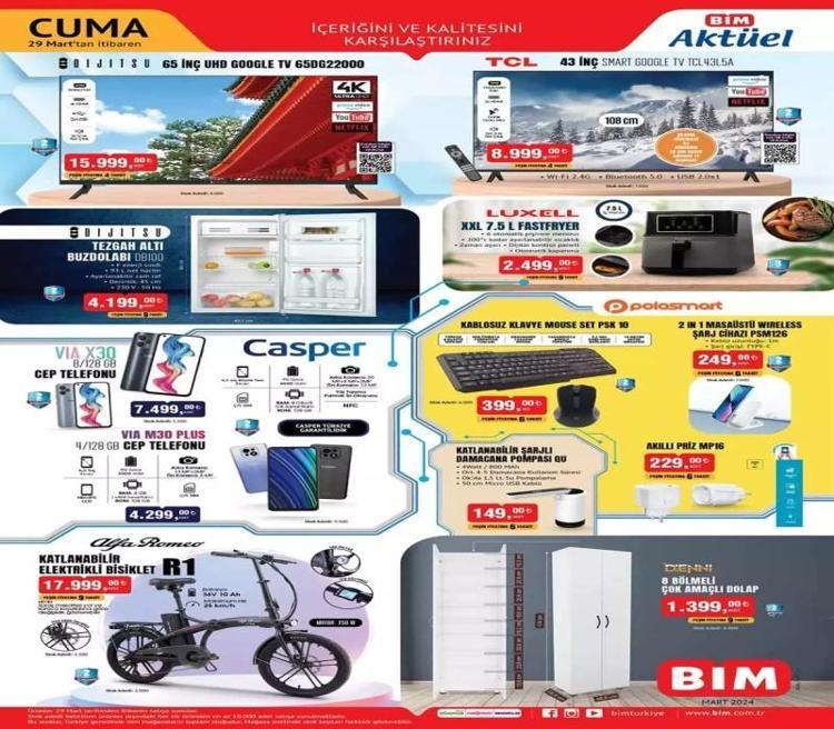 BİM 26-29 Mart aktüel katalog 2024: Bu hafta BİM katalogda neler var İşte indirimli BİM fırsat ürünleri