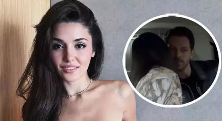Hande Erçeli kapıda karşıladı: Hakan Sabancı sevgilisini öpücüklere boğdu