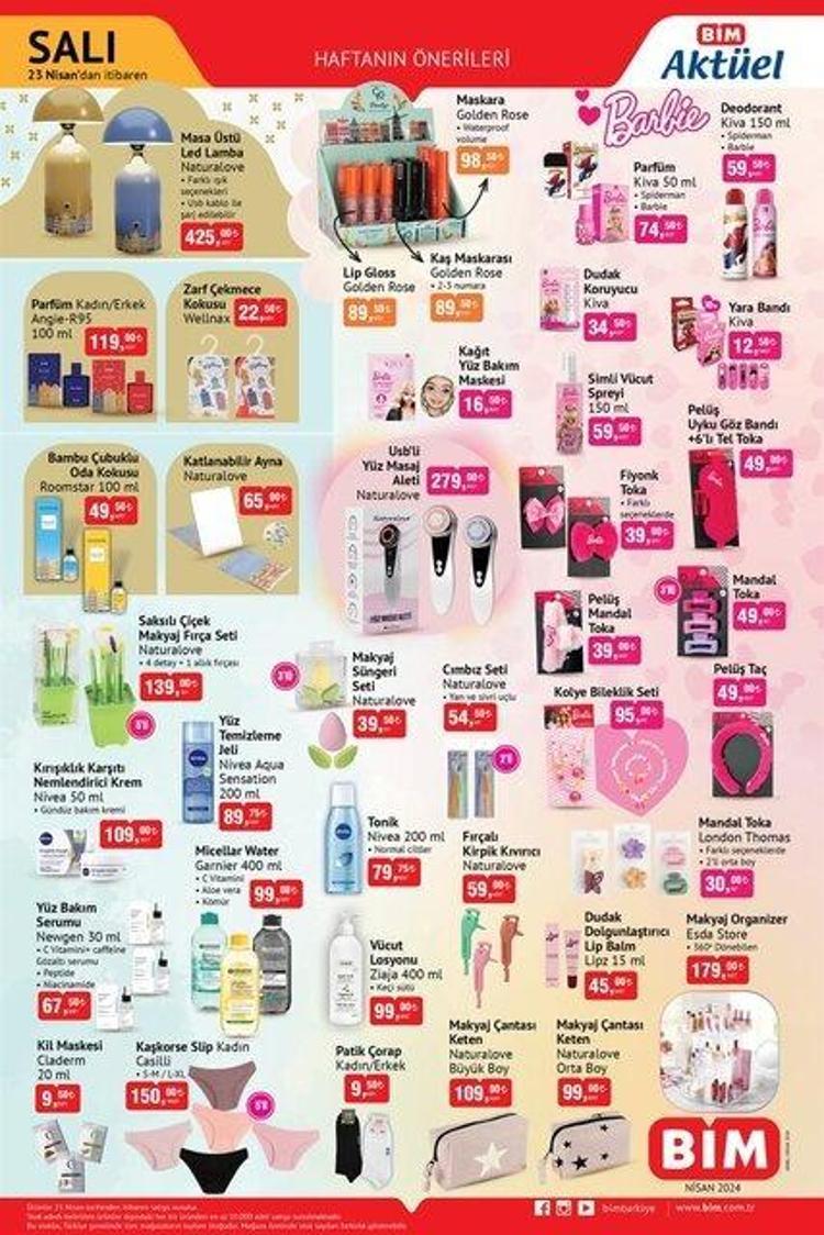 23-26 Nisan BİM aktüel katalog yayınlandı BİMde bu hafta neler var