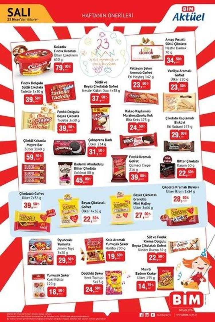 23-26 Nisan BİM aktüel katalog yayınlandı BİMde bu hafta neler var