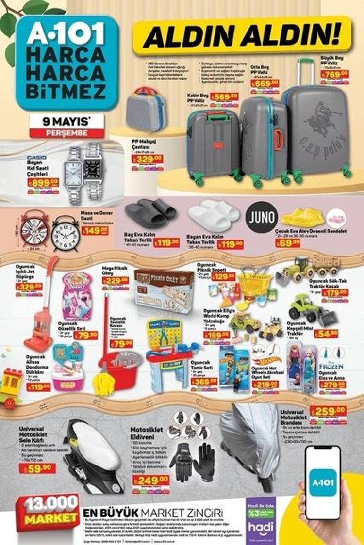 A101 9 Mayıs aktüel katalog 2024 yayınlandı A101 beyaz eşya ve mutfak aletlerinde indirim var A101de bu hafta indirimli ürünler hangileri