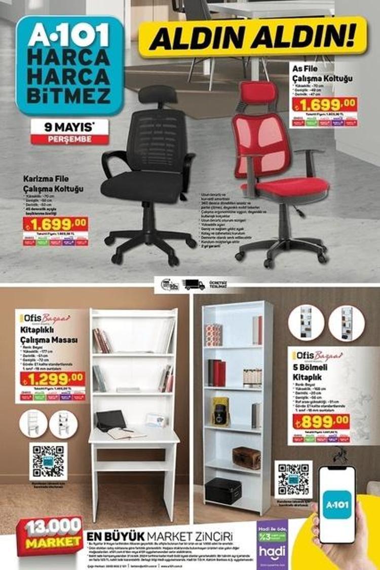 A101 9 Mayıs aktüel katalog 2024 yayınlandı A101 beyaz eşya ve mutfak aletlerinde indirim var A101de bu hafta indirimli ürünler hangileri