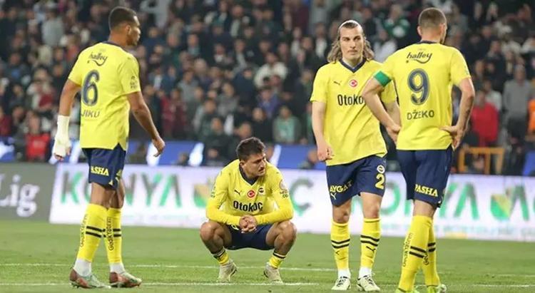 Mert Hakan Edin Dzekoya atarlandı Konyaspor maçında saha ortasında taktik yok, kavga var Dzeko ne yapacağını şaşırdı