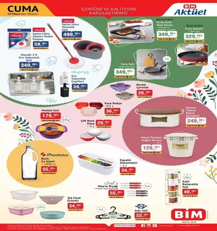 10 Mayıs BİM aktüel: BİMde hangi ürünler bu hafta indirimli Fırın, blender seti, bisiklet...