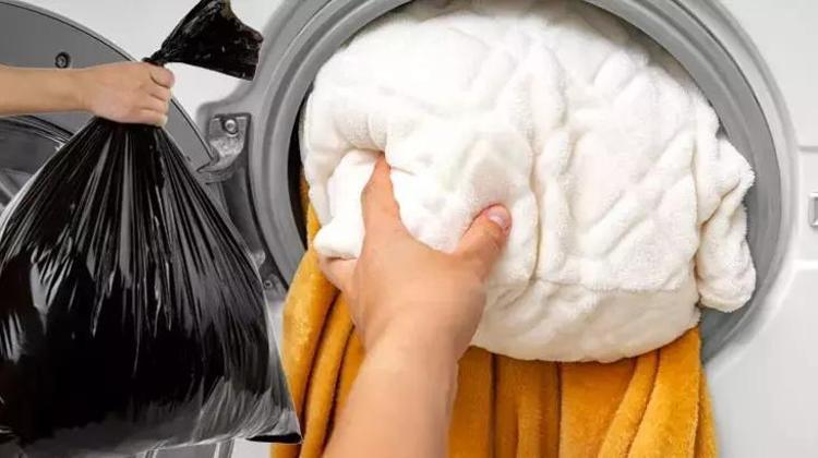 Yorganları çamaşır makinesine sığdıran tüyo; Ev hanımları yeni keşfetti