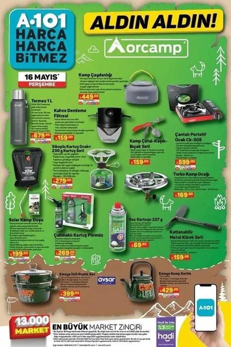 A101 17 Mayıs aktüel katalog: Bu Perşembe A101de kaçırılmaz indirimler | A101 Termos raflara geldi