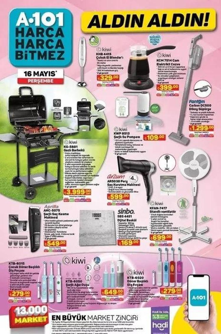 A101 17 Mayıs aktüel katalog: Bu Perşembe A101de kaçırılmaz indirimler | A101 Termos raflara geldi