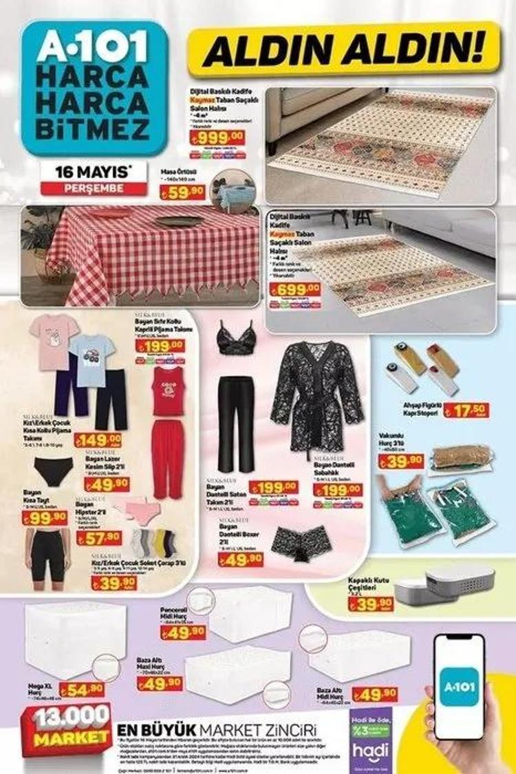 A101 17 Mayıs aktüel katalog: Bu Perşembe A101de kaçırılmaz indirimler | A101 Termos raflara geldi