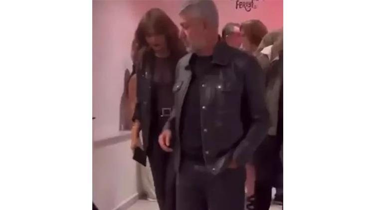 Şevval Sam ile sevgilisi Cem Topçuoğlu galada ilgilerin odağı oldu