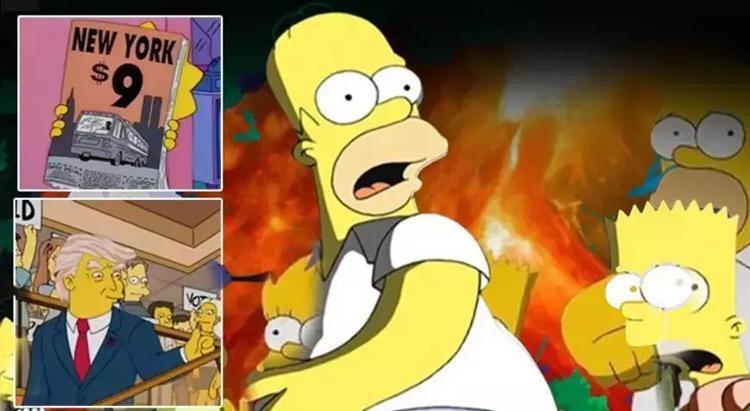 Simpsonlar helikopter kazasını bildi mi Görenlerin tüyleri diken diken oldu
