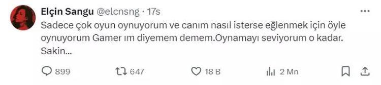 Elçin Sangu Gamer oldu ‘Nereye kayboldun diyorlar, oyun oynuyorum’
