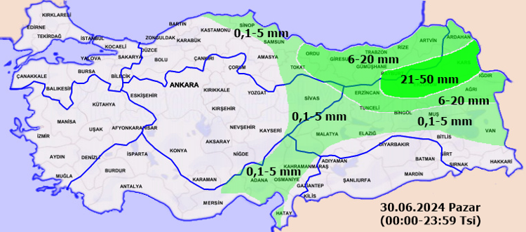 KUVVETLİ YAĞIŞ UYARISI: