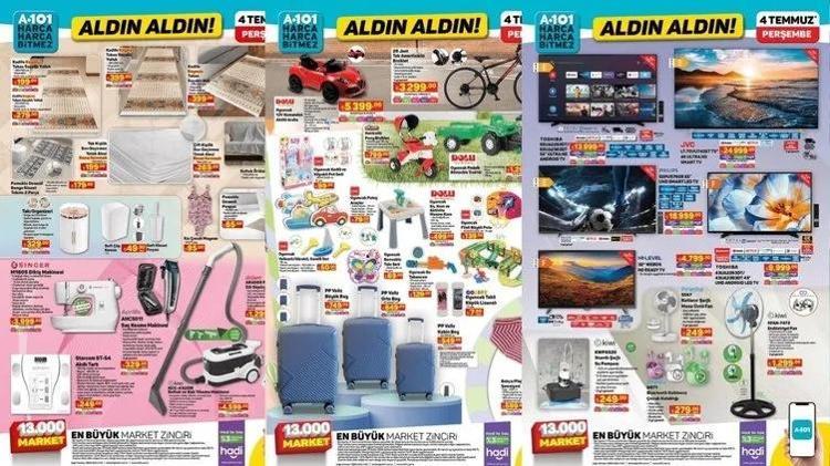 A101 İNDİRİM: 4 Temmuz A101 aktüel katalog 2024 yayınlandı Bu Perşembe hangi ürünler indirimde