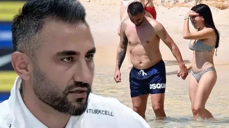 Selçuk Şahin Çeşmede Eşiyle romantik anları objektiflere böyle yansıdı