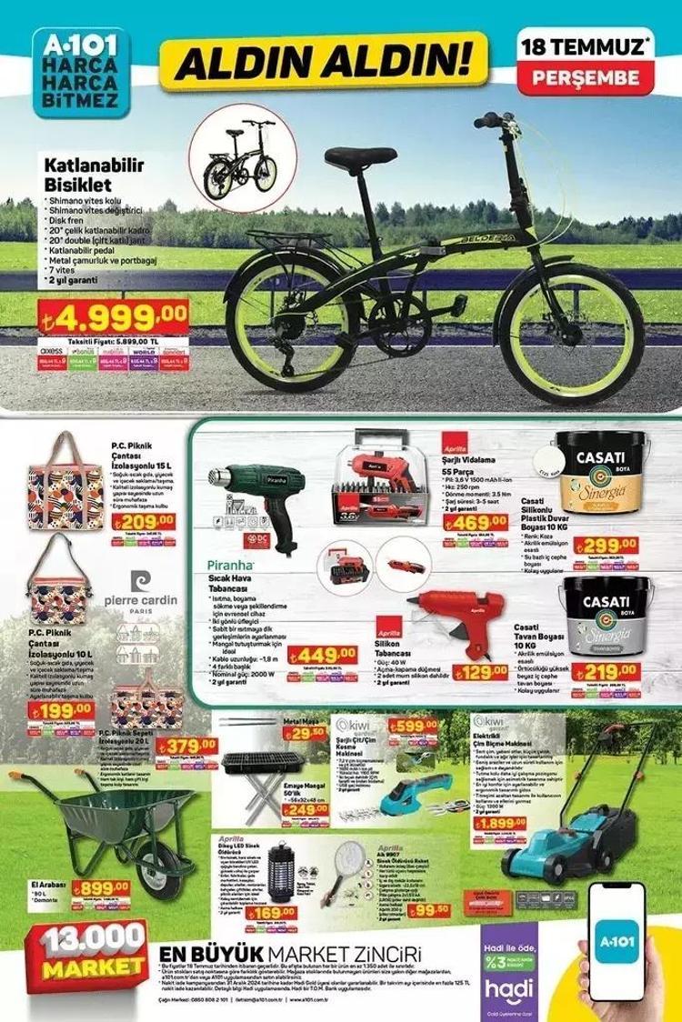 A101 18 Temmuz aktüel katalog: Bu hafta A101de neler var