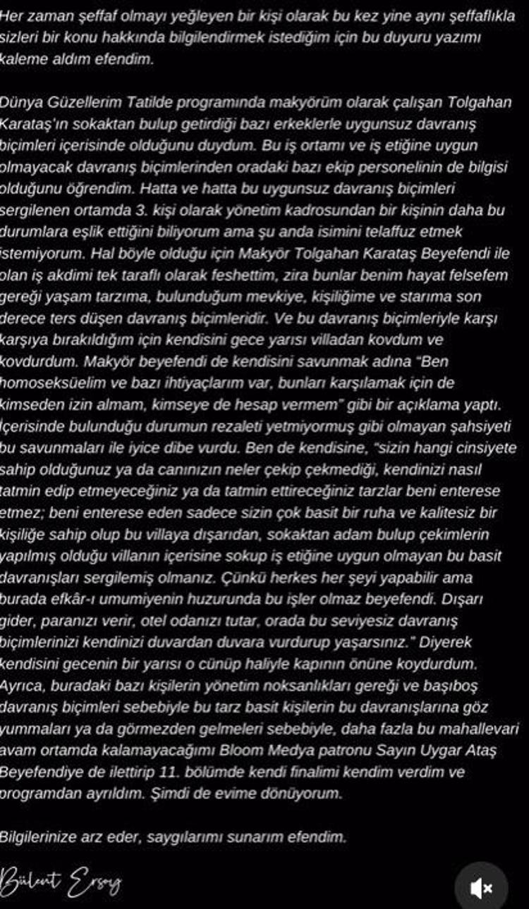 Bülent Ersoy Dünya Güzellerim Tatil’de programından ayrıldı Makyörünün cinsel hayatını öne sürdü