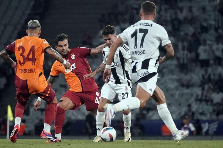 Beşiktaş Süper Kupada Galatasaraya gol yağdırdı: 5-0