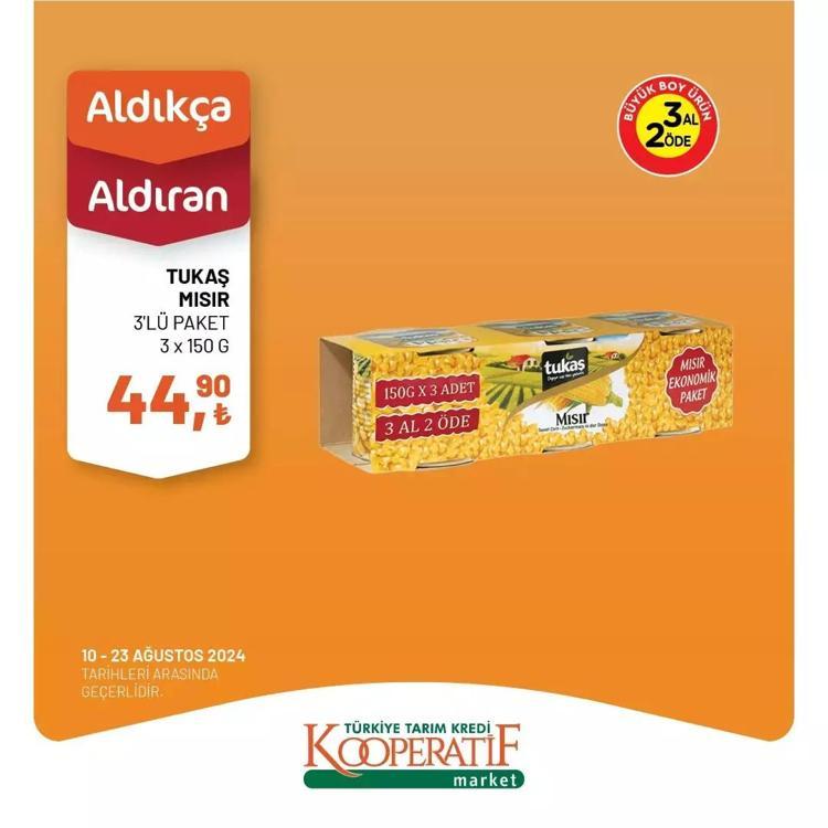 Tarım market 13-23 Ağustos katalog 2024: Tarım Kredi Markette indirimli ürünler hangileri Ayçiçek yağı ne kadar