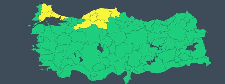10 İL İÇİN SARI KODLU YARARI