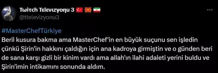 MasterChefte elenen Beril sosyal medyada gündem oldu Ağlayarak gitti