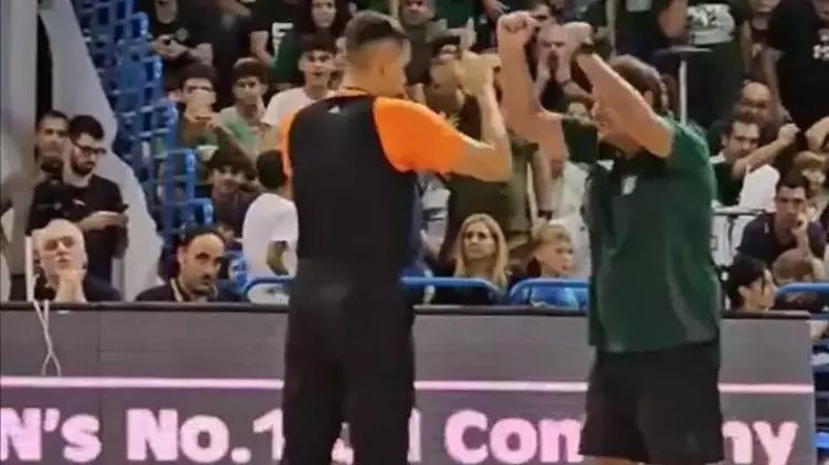 Tribünde açılan skandal pankart sonrası çıldırdı Ergin Ataman: Beni oyundan ihraç edin