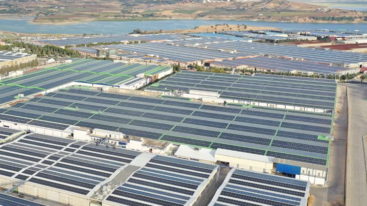 Kahramanmaraş OSBdeki 40 fabrika enerji ihtiyacının yüzde 30unu güneşten karşılıyor