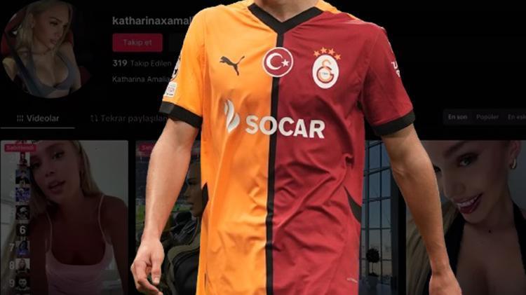 Galatasarayın yıldızı geceyi Alman fenomen Katharina ile geçirdi Otelden özel anlarını böyle paylaştı