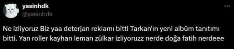 Kızılcık Şerbetinde yapılan Tarkanın albüm reklamı tepki çekti