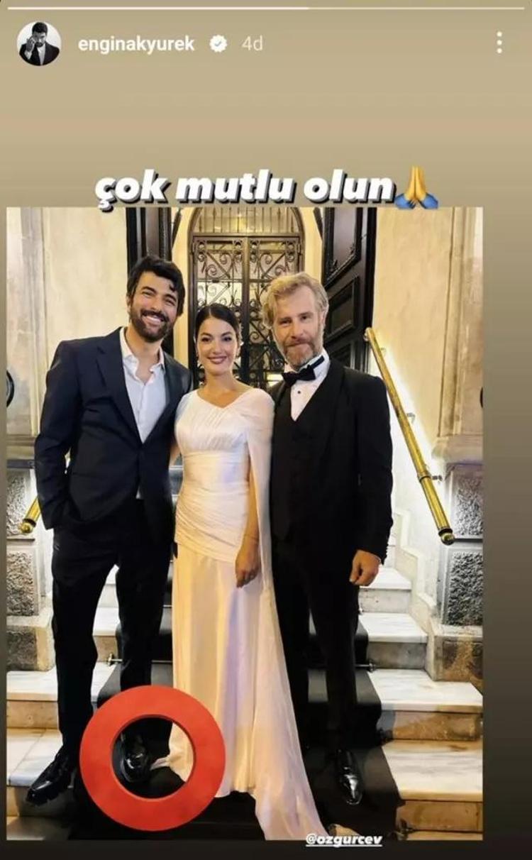 Yabancı Damat dizisinin Nikosu Özgür Çevik ve Hatice Kartoğlu evlendi