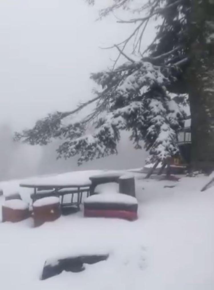 Kar kalınlığı 10 santimetreye ulaştı