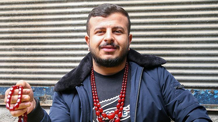 Adıyamanda tespih meraklıları burada buluşuyor: Birbirinden farklı ürünleri meraklılarının beğenisine sunuluyor