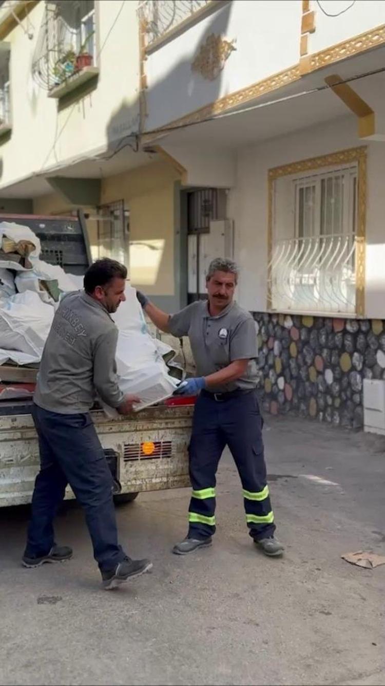 Gaziantepte ihtiyaç sahiplerine sosyal yardım desteği: Budanan ağaçlar ihtiyaç sahiplerine yakacak oluyor
