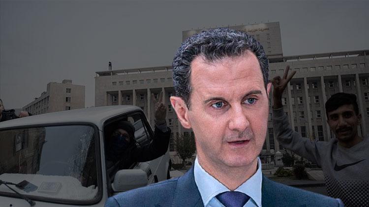 Suriyede bir devrin sonu: 61 yıllık Baas rejimi çöktü Rusya: Esad ülkeyi terk etti