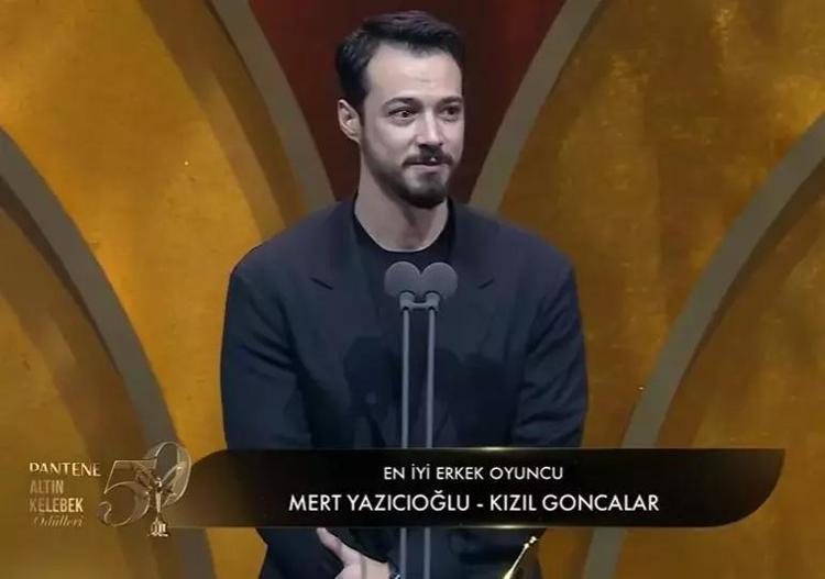 EN İYİ ERKEK OYUNCU: MERT YAZICIOĞLU (KIZIL GONCALAR) NOW