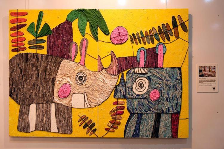Down sendromlu Ayla, yaptığı resimlerle sanat dünyasını fethetti En büyük hayali doğa resimleri yapmak