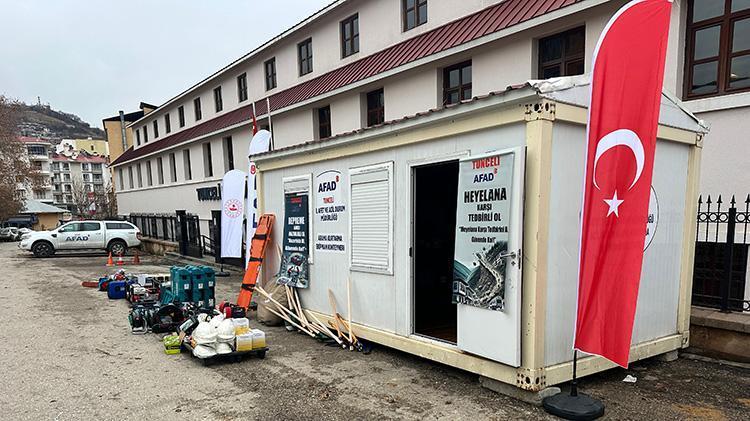 Uzmanların art arda deprem uyarısı yaptığı Tuncelide afet hazırlık çalışmaları: 7 ilçeye 12 konteyner kent kuruluyor