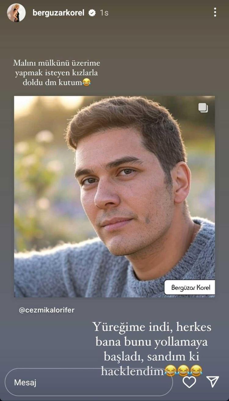 Bergüzar Korel hacklendi mi Yüreğime indi