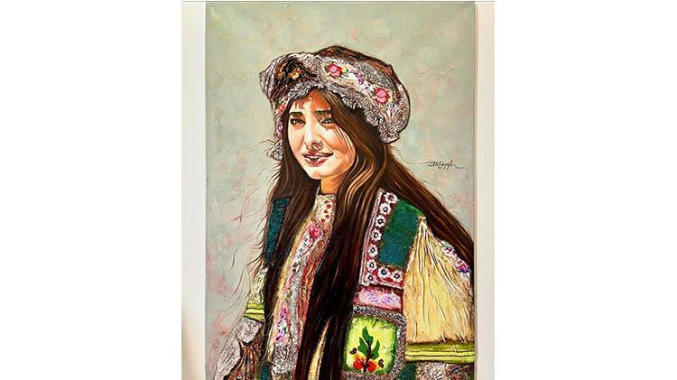 Nevşehirde, görsel sanatlar öğretmeni Zeliha Bazoğluna, anneannesinin çeyiz sandığı ilham kaynağı oldu