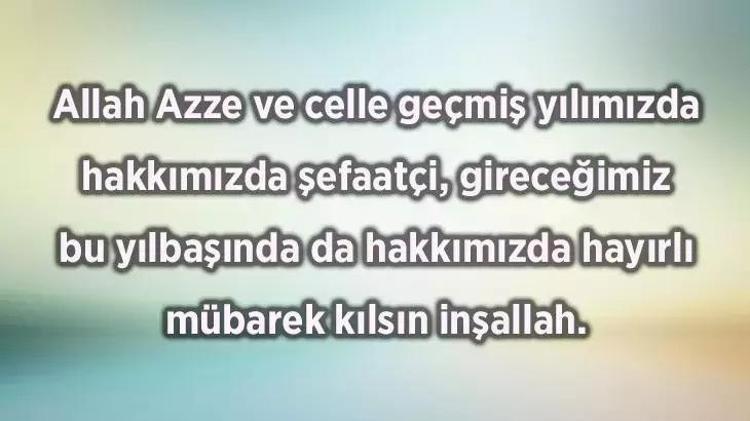 Dini yılbaşı mesajları 2025: Yeni yıla girerken atılacak dini mesajlar, sözler Dualı, resimli dini yılbaşı sözleri