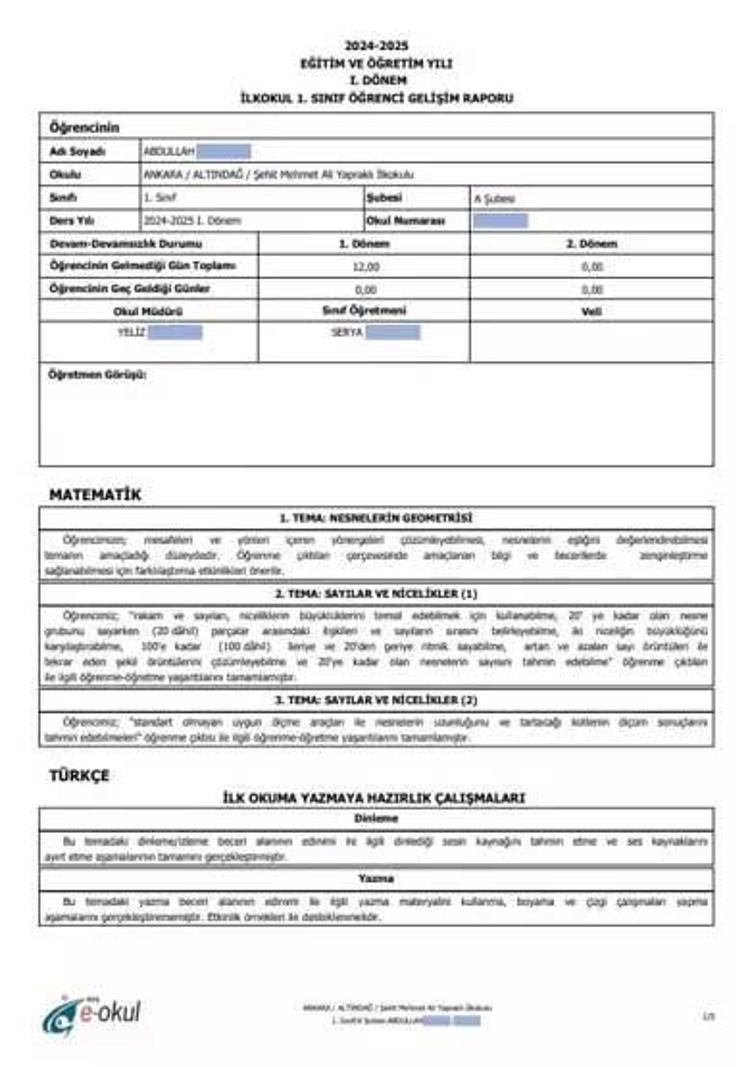 Okullarda yeni dönem Karne yerine gelişim raporu verilecek: İşte yeni sistemle ilgili ayrıntılar
