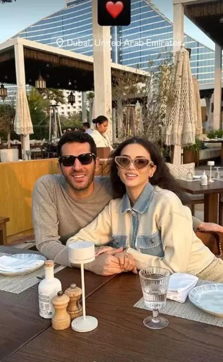 İşte ünlü çiftin Dubai paylaşımları...