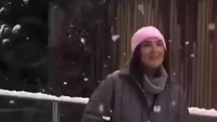 Türkan Şorayın kar fotoğrafına yorum yağdı