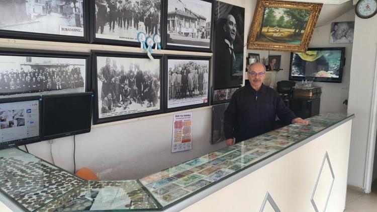 Nostalji ve koleksiyon tutkusu bir arada 40 ülkenin paralarından oluşturduğu koleksiyon yoğun ilgi görüyor