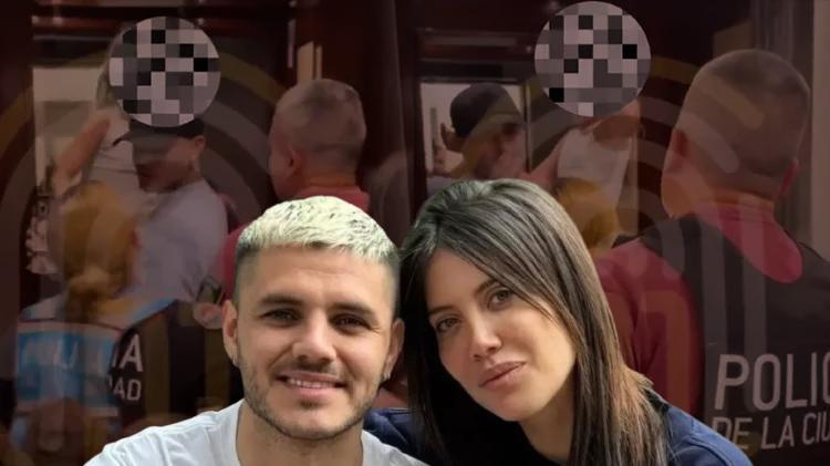 Wanda Nara çığlık çığlığa Icardi ile birbirine girdi Binayı basıp kendini kilitledi